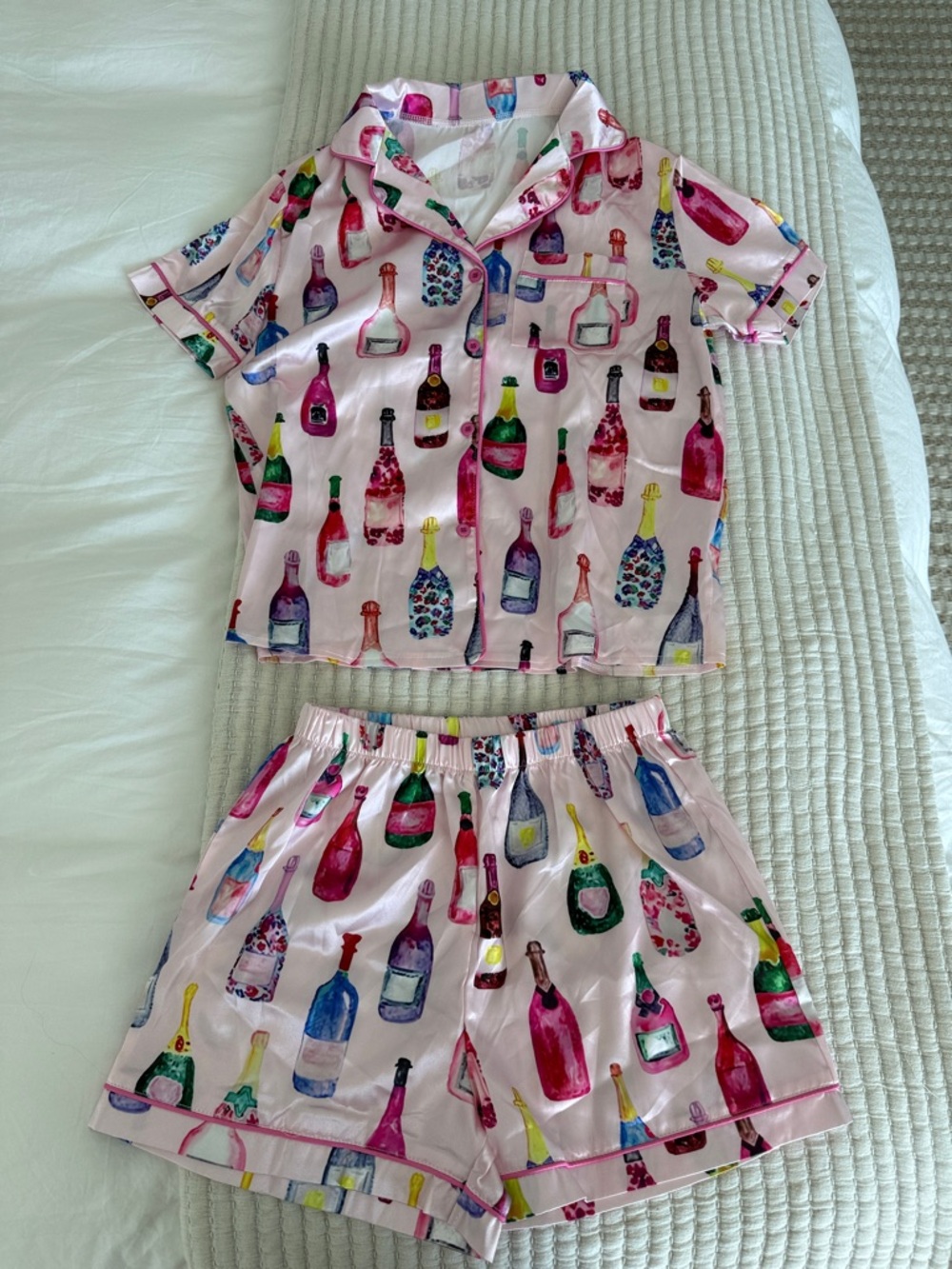 Champagne pink pajama set size small